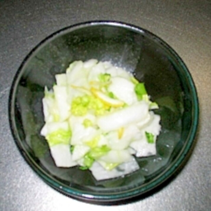 白菜と大根の柚子風味漬け